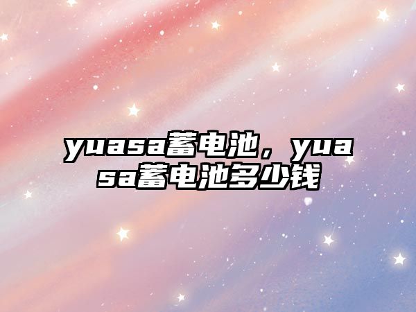 yuasa蓄電池，yuasa蓄電池多少錢