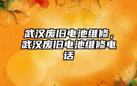 武漢廢舊電池維修，武漢廢舊電池維修電話