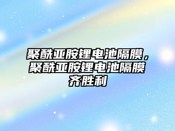 聚酰亞胺鋰電池隔膜，聚酰亞胺鋰電池隔膜齊勝利