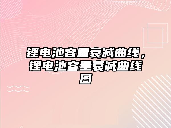 鋰電池容量衰減曲線，鋰電池容量衰減曲線圖