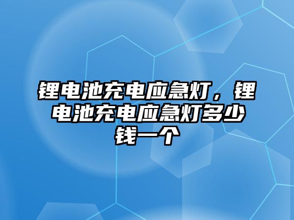 鋰電池充電應急燈，鋰電池充電應急燈多少錢一個