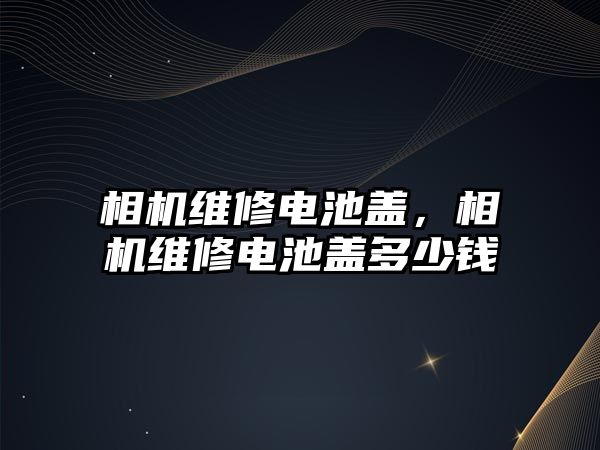 相機維修電池蓋，相機維修電池蓋多少錢