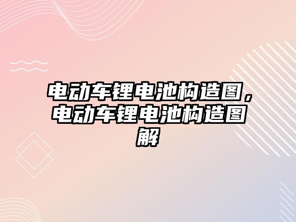 電動車鋰電池構造圖，電動車鋰電池構造圖解