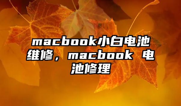 macbook小白電池維修，macbook 電池修理