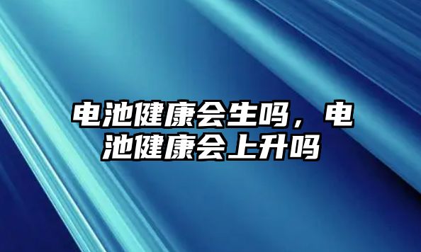 電池健康會(huì)生嗎，電池健康會(huì)上升嗎