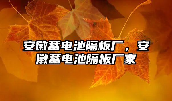 安徽蓄電池隔板廠，安徽蓄電池隔板廠家